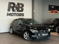 Usado Seat Leon FR 125 CV (91 kW) 2016 Negro Berlina