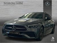 Usado Mercedes C220 AMG line 200 CV (147 kW) 2023 Gris Berlina