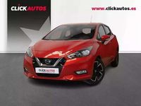 Usado Nissan Micra Acenta 92 CV (67 kW) 2021 Rojo Utilitario