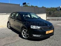 Usado Skoda Rapid Ambition 90 CV (66 kW) 2015 Negro Utilitario