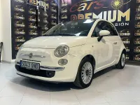 Usado Fiat 500 75 CV (55 kW) 2009 Blanco Descapotable