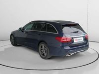 Usado Mercedes C200 186 CV (136 kW) 2019 Azul Familiar