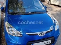 Usado Hyundai i10 Comfort 78 CV (57 kW) 2010 Azul Utilitario