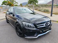 Usado Mercedes C220 194 CV (142 kW) 2018 Negro Familiar