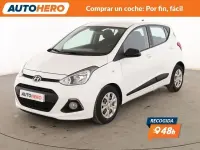Usado Hyundai i10 Blackline 87 CV (63 kW) 2015 Blanco Utilitario