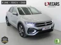 Usado VW T-Roc R-line 150 CV (110 kW) 2023 Gris / plata SUV