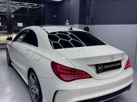 Usado Mercedes CLA220 AMG line 170 CV (125 kW) 2014 Blanco Berlina