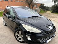 Usado Peugeot 308 SW Premium 110 CV (80 kW) 2009 Negro Familiar