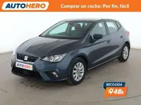 Usado Seat Ibiza Style 75 CV (55 kW) 2018 Gris Utilitario