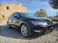 Usado Seat Leon FR 150 CV (110 kW) 2014 Negro Berlina