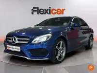 Usado Mercedes C200 136 CV (100 kW) 2018 Azul Berlina