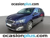 Usado Peugeot 308 SW Allure 150 CV (110 kW) 2016 Azul Familiar
