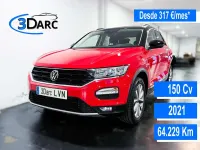 Usado VW T-Roc Advance 150 CV (110 kW) 2021 Rojo SUV