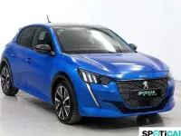 Usado Peugeot 208 GT-line 100 CV (73 kW) 2019 Azul Utilitario