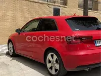 Usado Audi A3 Attraction 105 CV (77 kW) 2013 Rojo Berlina