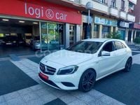 Usado Mercedes A180 AMG line 109 CV (80 kW) 2014 Blanco Berlina