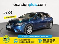 Usado Seat Leon Reference 105 CV (77 kW) 2015 Azul Utilitario