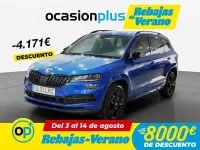 Usado Skoda Karoq SportLine 150 CV (110 kW) 2021 Azul SUV