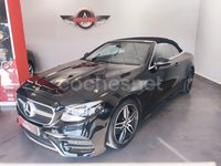 Usado Mercedes E220 194 CV (142 kW) 2018 Negro Descapotable