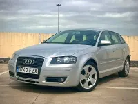 Usado Audi A3 140 CV (102 kW) 2008 Gris / plata Utilitario