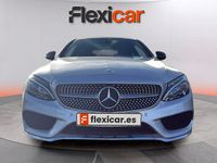 Usado Mercedes C220 AMG line 170 CV (125 kW) 2016 Gris Coupe