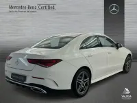 Usado Mercedes CLA180 AMG line 136 CV (100 kW) 2023 Blanco polar Coupe