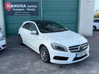 Usado Mercedes A180 AMG line 109 CV (80 kW) 2015 Blanco Berlina