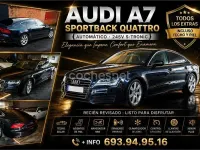 Usado Audi A7 Sportback 245 CV (180 kW) 2012 Azul Utilitario