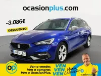 Usado Seat Leon FR 150 CV (110 kW) 2021 Azul Familiar