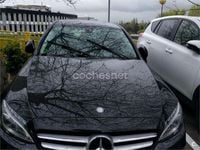 Usado Mercedes C200 AMG line 136 CV (100 kW) 2016 Negro Berlina