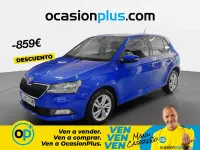 Usado Skoda Fabia 75 CV (55 kW) 2019 Azul Utilitario