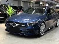Usado Mercedes A35 AMG 306 CV (225 kW) 2019 Azul Berlina