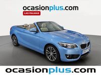 Usado BMW 218 136 CV (100 kW) 2019 Azul Descapotable