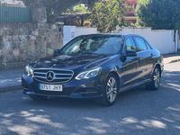 Usado Mercedes E220 Avantgarde 170 CV (125 kW) 2015 Azul Berlina