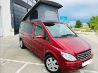 Usado Mercedes Viano 150 CV (110 kW) 2004 Granate Monovolumen