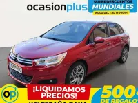 Usado Citroën C4 92 CV (67 kW) 2014 Rojo Utilitario