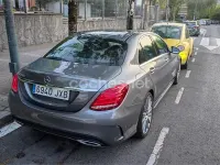 Usado Mercedes C220 AMG line 170 CV (125 kW) 2017 Gris / plata Berlina