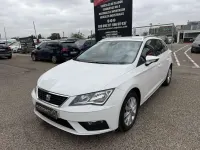 Usado Seat Leon ST Style 116 CV (85 kW) 2021 Blanco Familiar