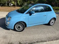 Używany Fiat 500 Sport 69 KM (50 kW) 2011 Niebieski Sedan/Limuzyna