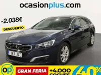 Usado Peugeot 508 SW Allure 150 CV (110 kW) 2017 Azul Familiar