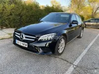 Usado Mercedes C200 170 CV (125 kW) 2018 Negro Familiar