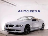 Usado BMW 630 Cabriolet 272 CV (200 kW) 2010 Gris / plata Descapotable