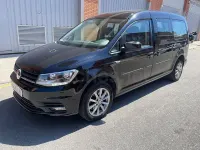 Usado VW Caddy Trendline 110 CV (80 kW) 2019 Negro Monovolumen