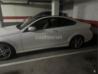 Usado Mercedes C250 204 CV (150 kW) 2014 Blanco Coupe