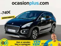 Usado Peugeot 3008 Allure 120 CV (88 kW) 2016 Negro Monovolumen