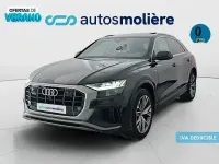 Usado Audi Q8 S-line plus 381 CV (280 kW) 2021 Negro SUV