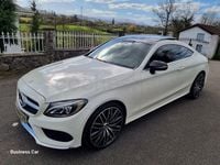 Usado Mercedes C300 AMG line 245 CV (180 kW) 2016 Blanco Coupe