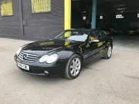 Usado Mercedes SL500 306 CV (225 kW) 2003 Negro Descapotable