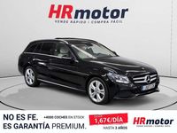 Usado Mercedes C220 170 CV (125 kW) 2015 Negro Familiar