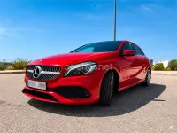 Usado Mercedes A200 AMG line 136 CV (100 kW) 2016 Rojo Utilitario